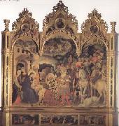 Gentile da Fabriano Adoration of the Magi (mk08) oil